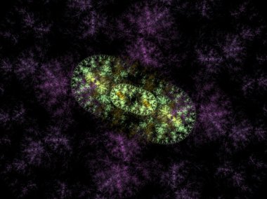 bakteri render arka plan.