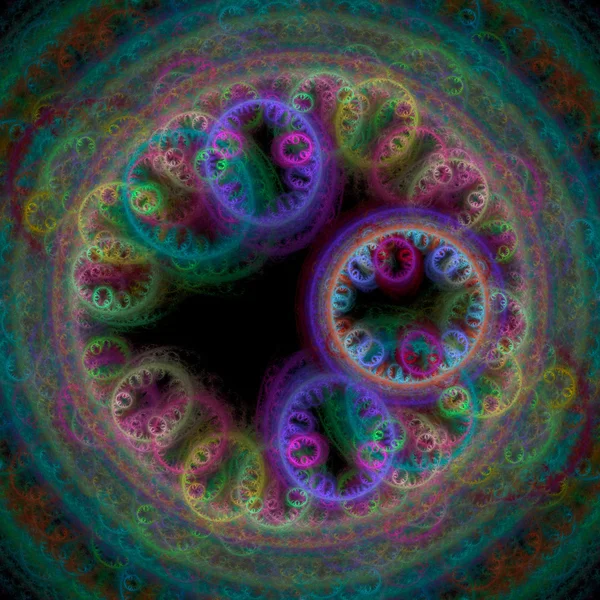 Runde Bakterien unter dem Mikroskop — Stockfoto