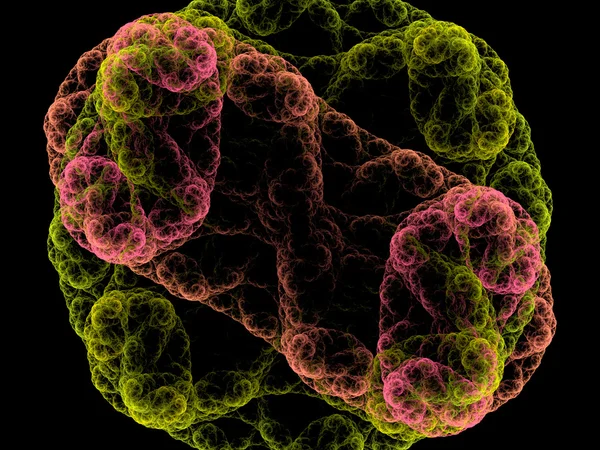 Crecimiento simétrico de bacterias —  Fotos de Stock