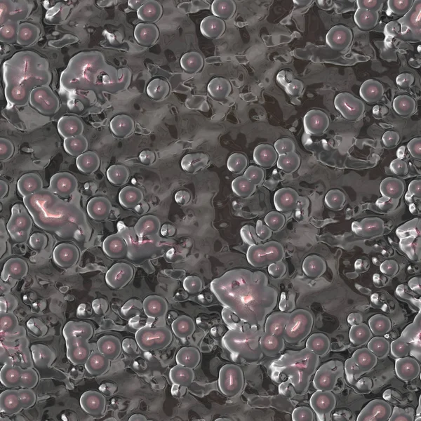 Бактерии под микроскопом — стоковое фото