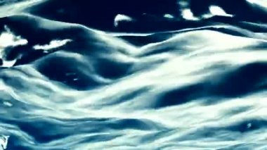 su yüzeyi - et kalınlığı ile yivli ve dalgalı