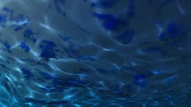 물 표면-파문이 파상 — 비디오