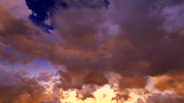 令人敬畏的天空间隔拍摄高清视频 — 图库视频影像