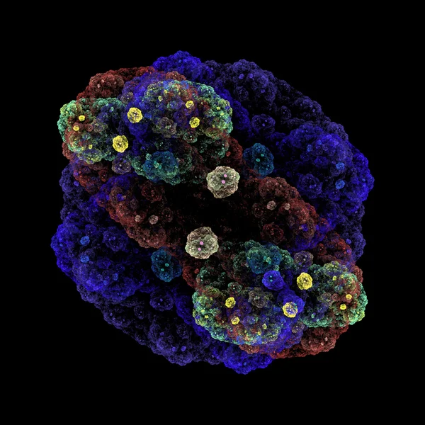 Symmetrical growth of bacteria — Stock Photo, Image