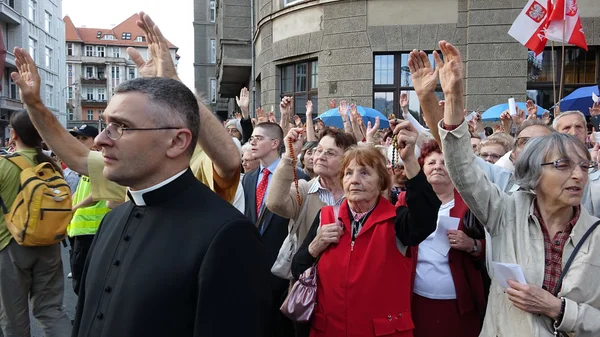 Carholics in Wroclaw, Polen — Stockfoto