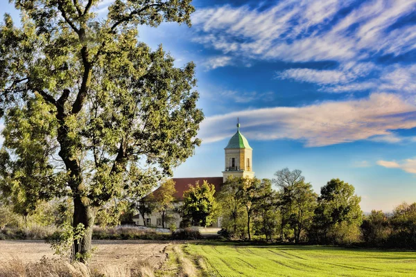 Polonya Köyü Kilisesi — Stok fotoğraf