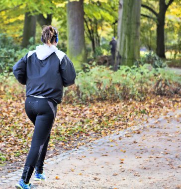 kadın jogger Park