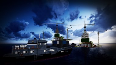 petrol kulesi platformu