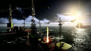 petrol kulesi platformu