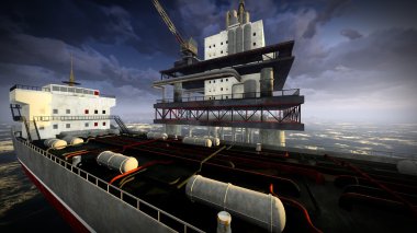 petrol kulesi platformu