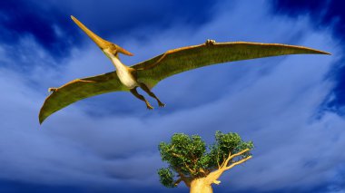 Pterodactyl uçan