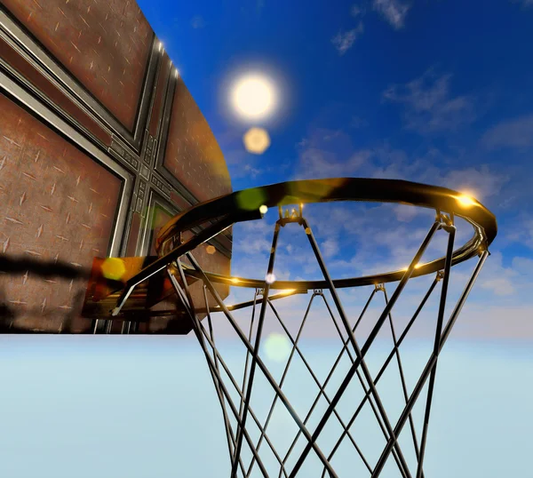 Basketbalhoepel — Stockfoto