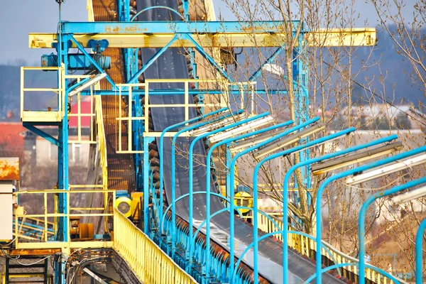 Sandverarbeitungsanlage — Stockfoto