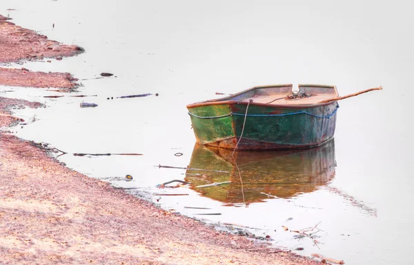 Vintage postcard of boat — Stock Photo, Image