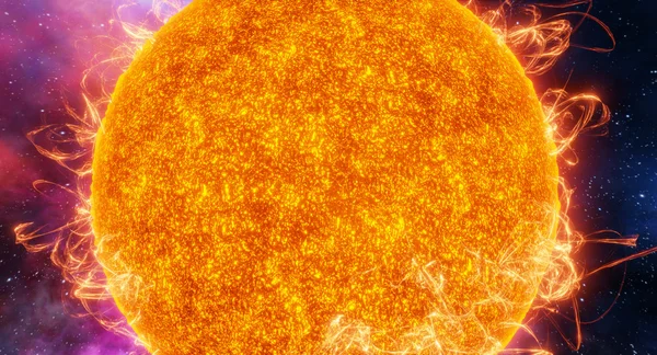 Surface of the sun — Stock Photo, Image