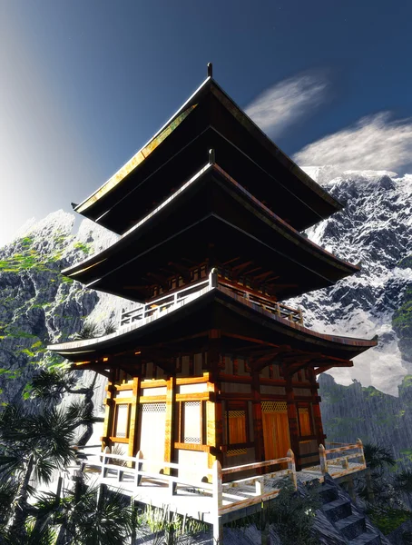 Buddhistiska tempel — Stockfoto