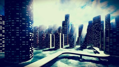Şehir yıkıcı tsunami 