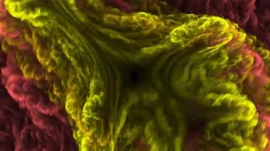 simetrik çiçek - fractal sanat tasarım
