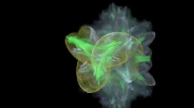 simetrik çiçek - fractal sanat tasarım