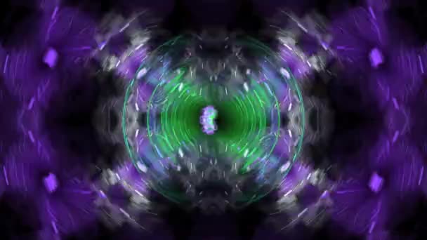 Fleur symétrique - design artistique fractal 