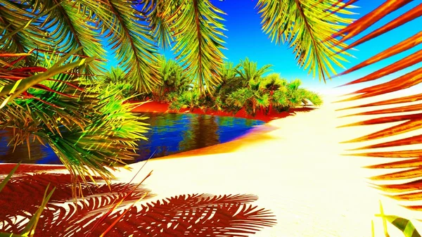 African oasis — Stock Photo, Image