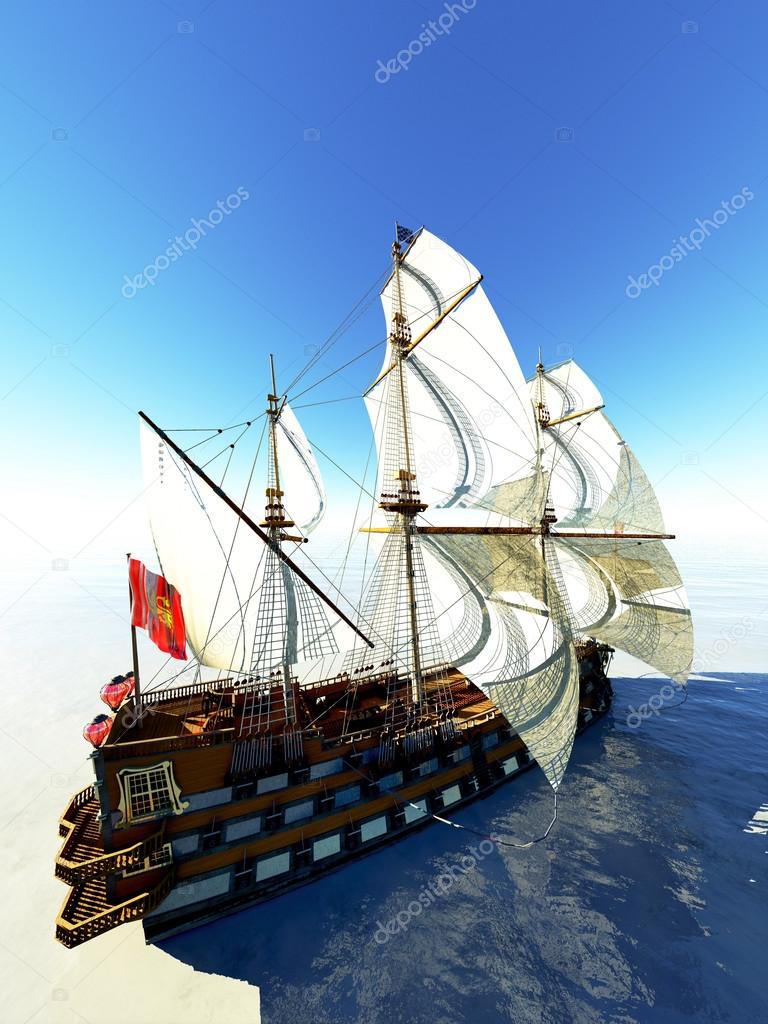 Magnificent French warship