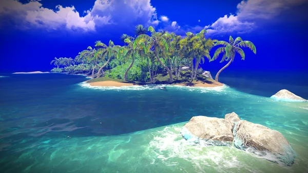 Tropical island — Stock Photo, Image