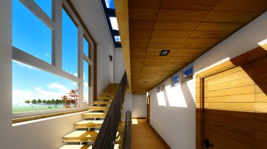 Modern merdiven - iç