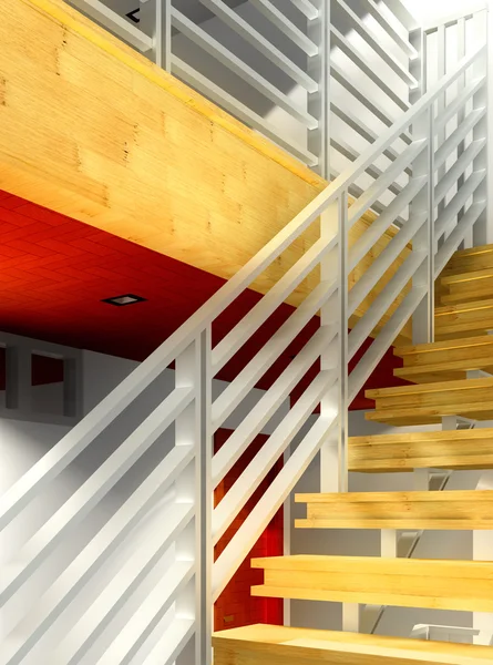 Escalier moderne - intérieur — Photo