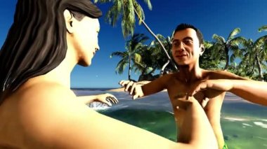 Romatic kaç gün batımında tropik cennet içinde