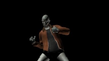 Zombi ürkütücü dans