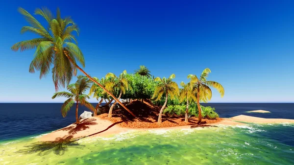 Hermosa isla tropical — Foto de Stock