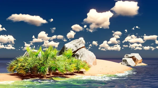 Beautiful tropical island — Stock Photo, Image