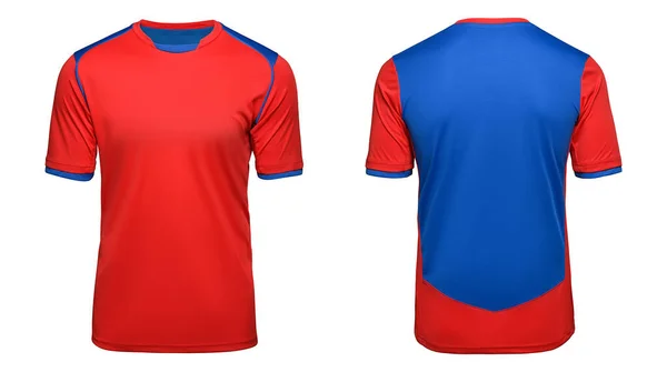 Sport voetbal uniformen shirt geïsoleerd op witte achtergrond — Stockfoto