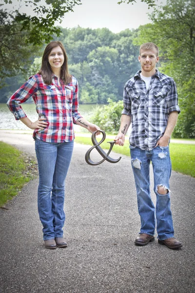 Cute couple — Stock Photo, Image