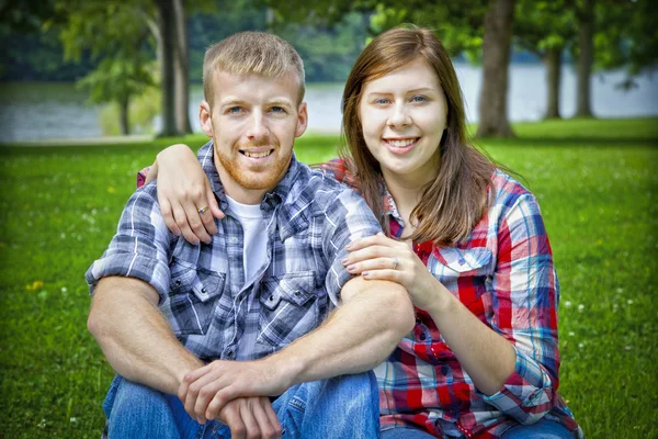 Cute couple — Stock Photo, Image