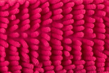 Kırmızı tekstilden yapılan soyut doku. Tasarım için arkaplan