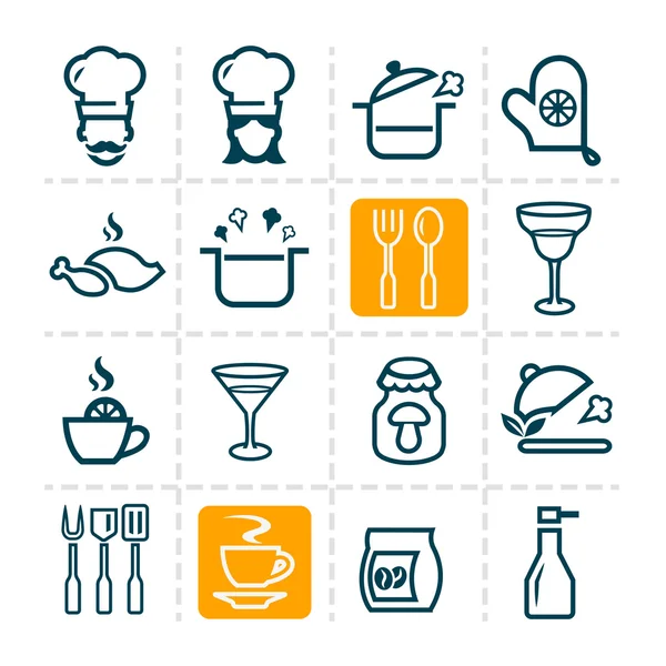 Food icon set — Stock Illustration Food icon set Royalty Free Stock Illustrations