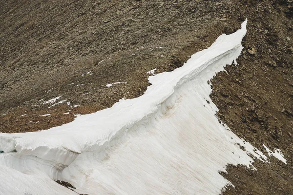 Atmosfera Strutturata Minimalista Paesaggio Alpino Con Firn Neve Grande Cresta — Foto Stock