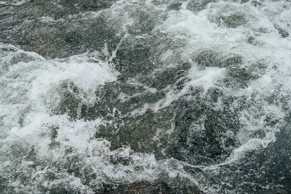 Повний Каркас Природний Фон Водної Рифи Гірської Річки Потужний Водяний — стокове фото