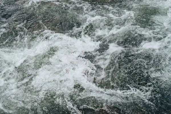 Plný Rám Příroda Pozadí Vodní Riffle Horské Řeky Silný Vodní — Stock fotografie