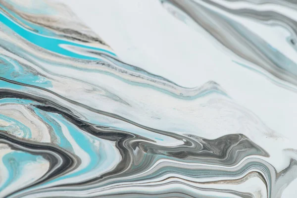 Fondo Arte Fluido Con Tintes Azules Claros Superficie Pedregosa Blanca — Foto de Stock