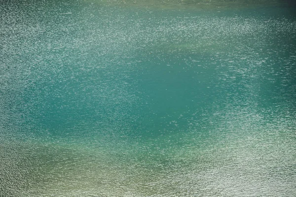 Texture Verde Acque Calme Blu Del Lago Increspature Meditative Sulla — Foto Stock