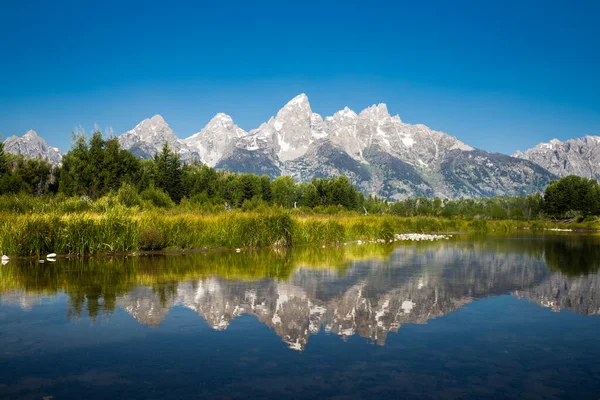 Bu Grand Teton Ulusal Parkı, Jackson Hole, Wyoming, gündüz vakti.