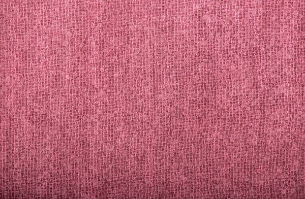 Close Van Naadloze Roze Gebreide Stof Textuur — Stockfoto