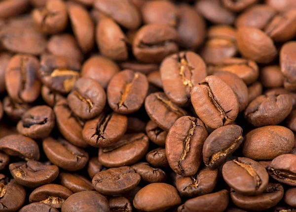 Granos Café Tostados Puede Utilizar Como Fondo — Foto de Stock