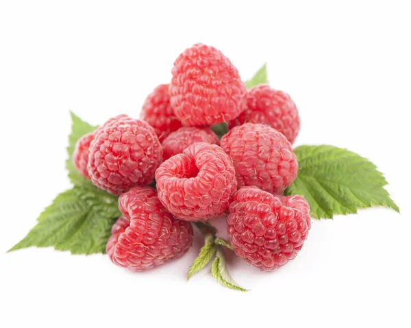 Macro of red raspberry — Stock Photo, Image