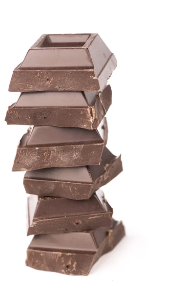 Broken milk chocolate bar — Stock Photo, Image