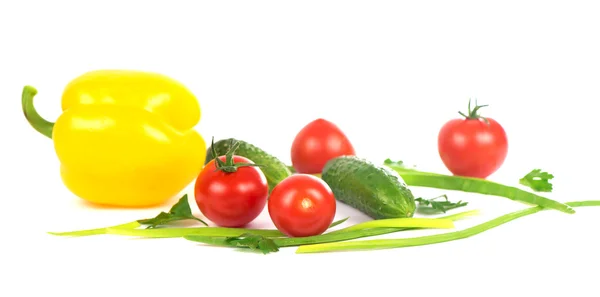 Verduras sobre fondo blanco —  Fotos de Stock