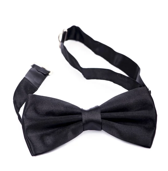 Black bow tie — Stock Photo, Image